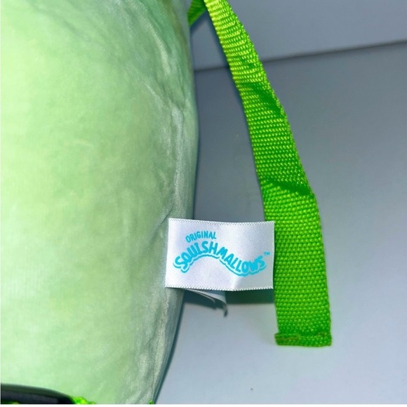 Squishmallow Drew Green Dragon Backpack. BNWT - Picture 6 of 9